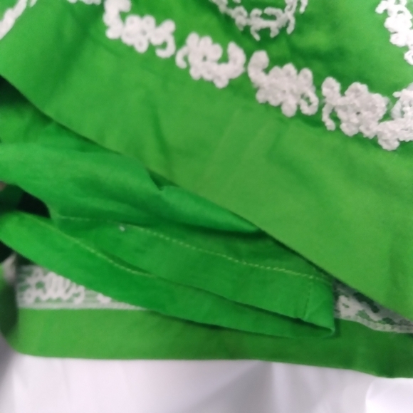 Lilly Pulitzer Green Paisley Embroidered Jacqueline Shift Dress - Picture 14 of 15